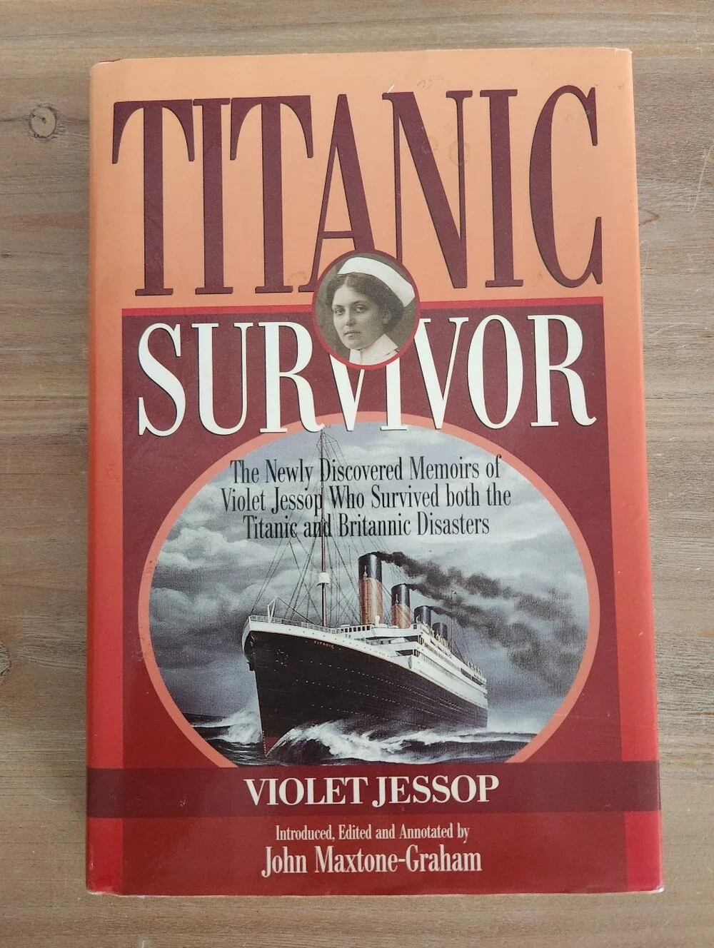 Titanic Survivor Violet Jessop Hardcover Memoir Titanic Britannic Shipwreck Book